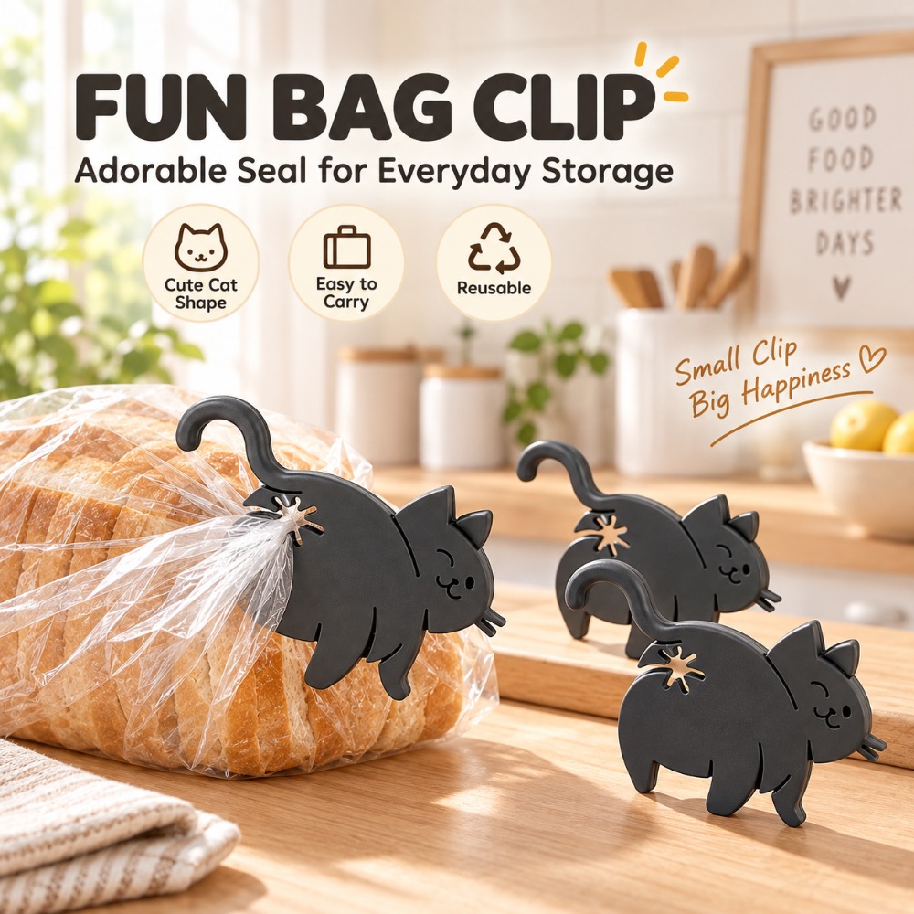 Food Snacks Gifts - مشابك إغلاق ثلاثية الأبعاد على شكل