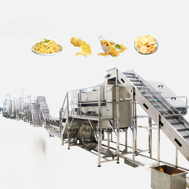 Food Snacks Making Machine - خط إنتاج آلي بالكامل لصنع رقائق