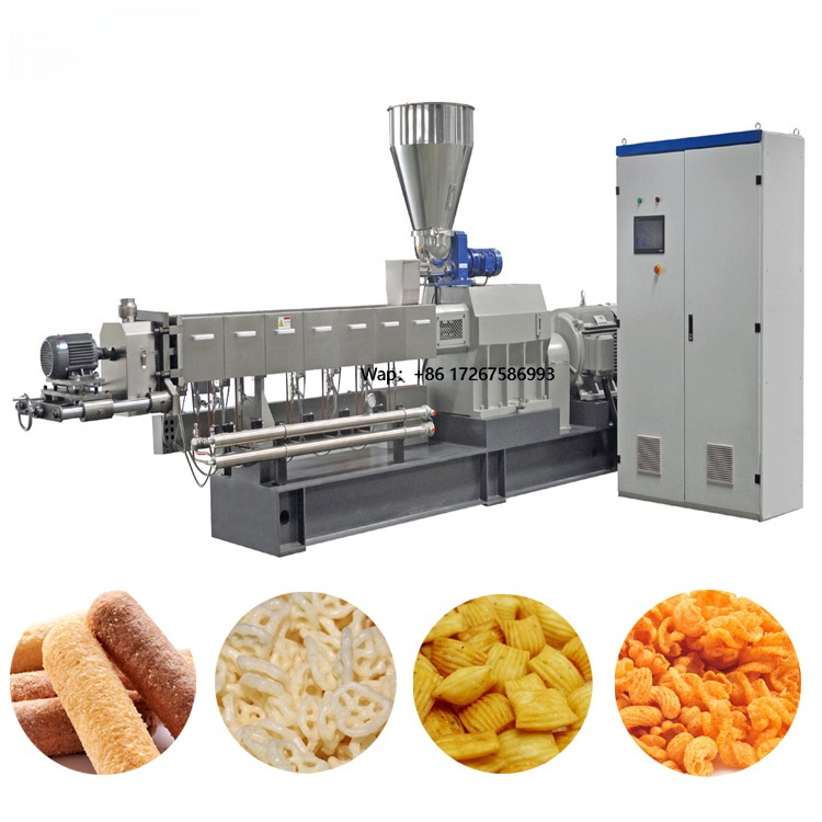 Food Snacks Making Machine - خط إنتاج وجبات خفيفة عالي الجودة