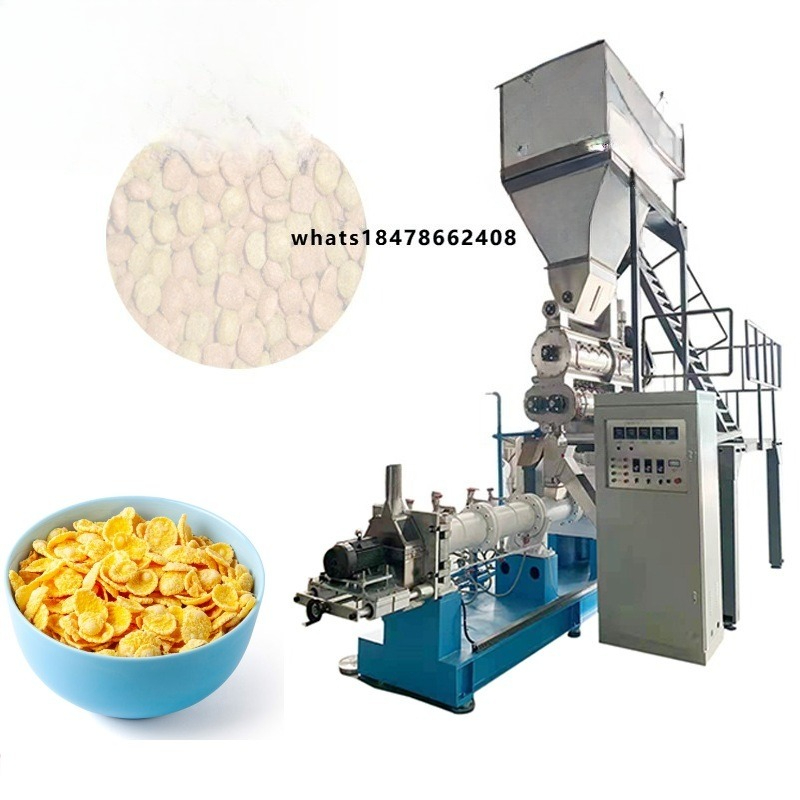 Food Snacks Making Machine - خط إنتاج رقائق الذرة المقرمشة وحبوب