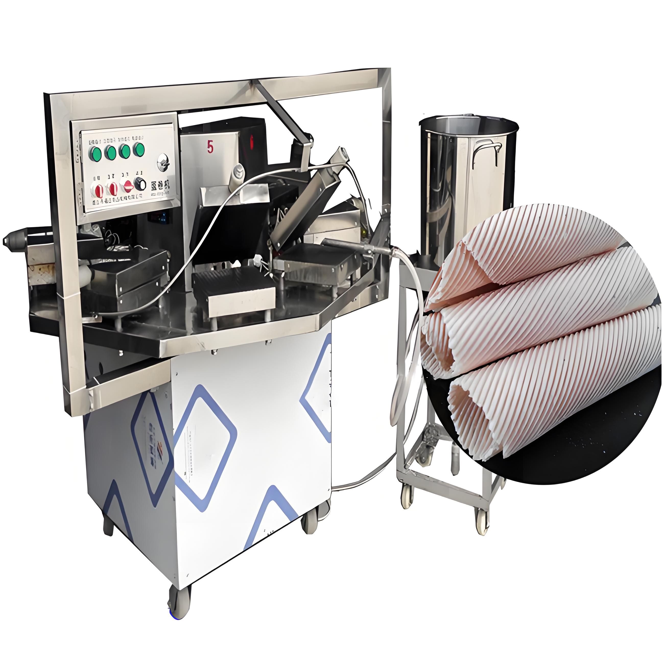 آلة صنع لفائف البيض FL منخفضة  - مراجعة Food Snacks Making Machine وسعره