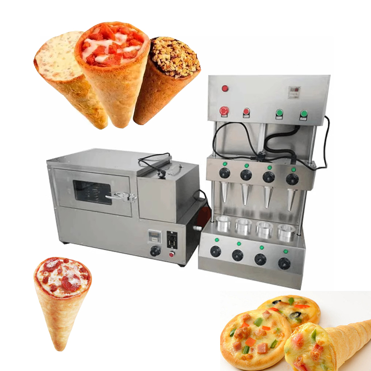 آلة صنع مخاريط البيتزا الأوتوم - مراجعة Food Snacks Making Machine وسعره