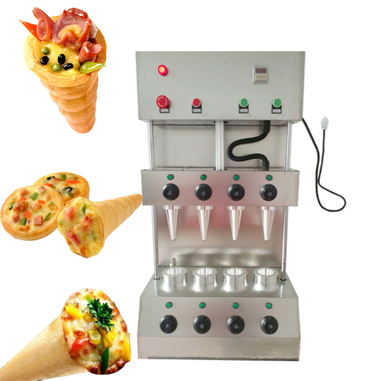آلة صنع مخاريط البيتزا الأوتوم - مراجعة Food Snacks Making Machine وسعره
