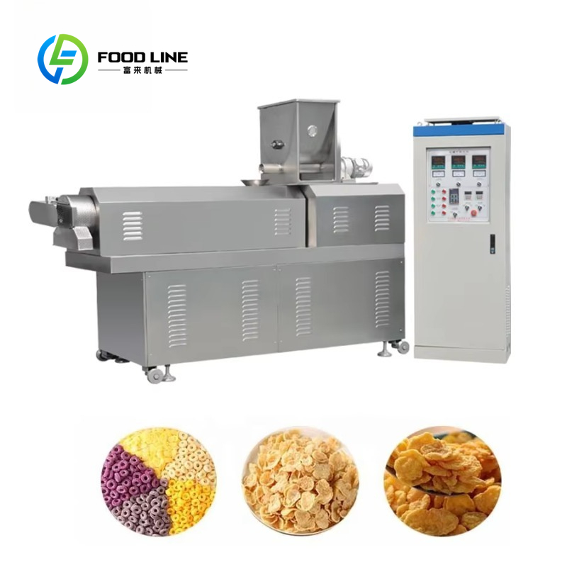 خط إنتاج رقائق الذرة الأوتومات - مراجعة Food Snacks Making Machine وسعره
