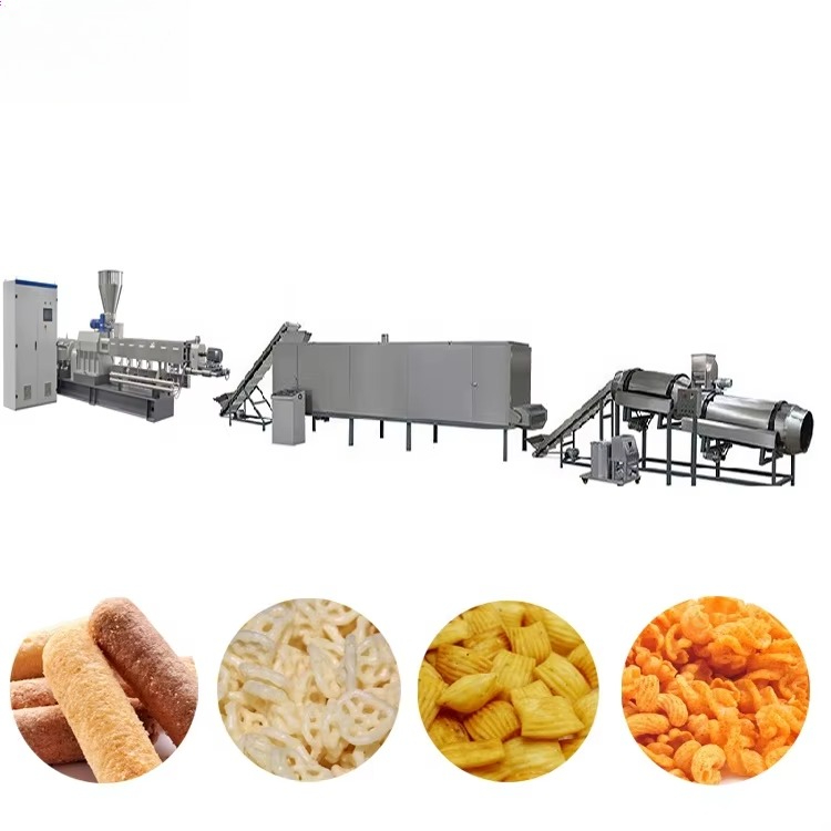 خط إنتاج وجبات خفيفة عالي الجو - مراجعة Food Snacks Making Machine وسعره