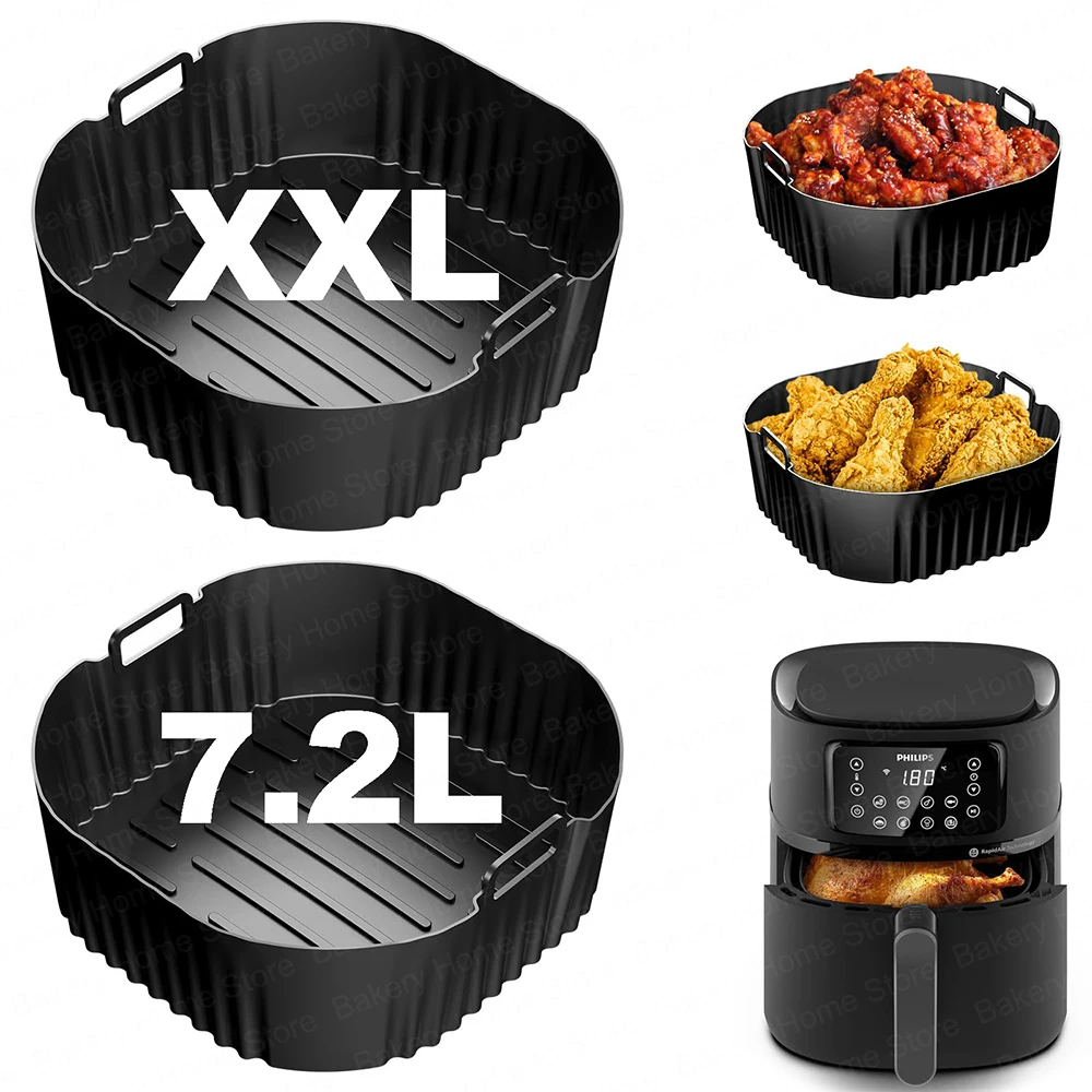 قالب سيليكون للقلاية الهوائية  - مراجعة Philips Air Fryer Airfryer Xxl وسعره