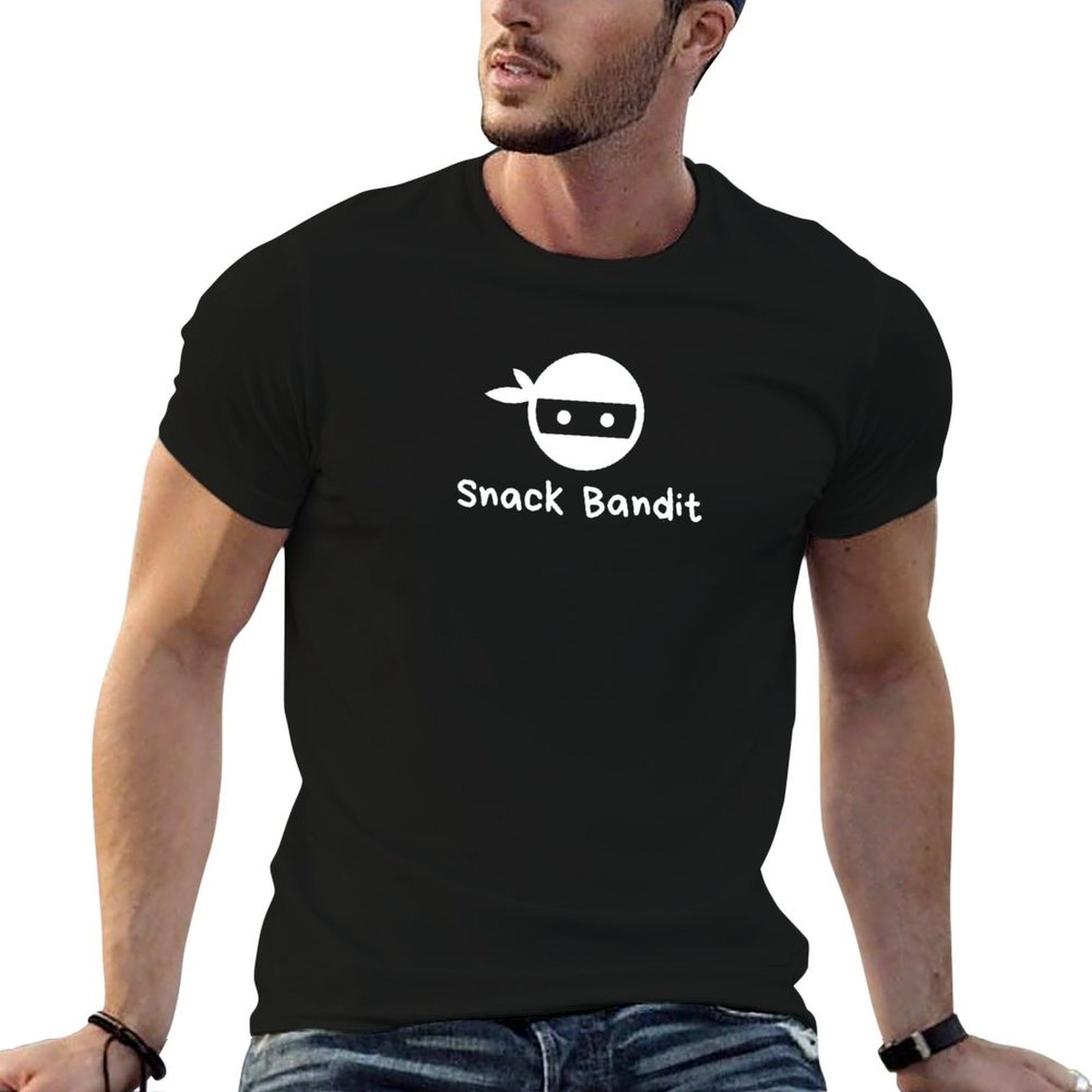 تي شيرت Snack Bandit Funny Kid - مراجعة Food Snacks Background وسعره